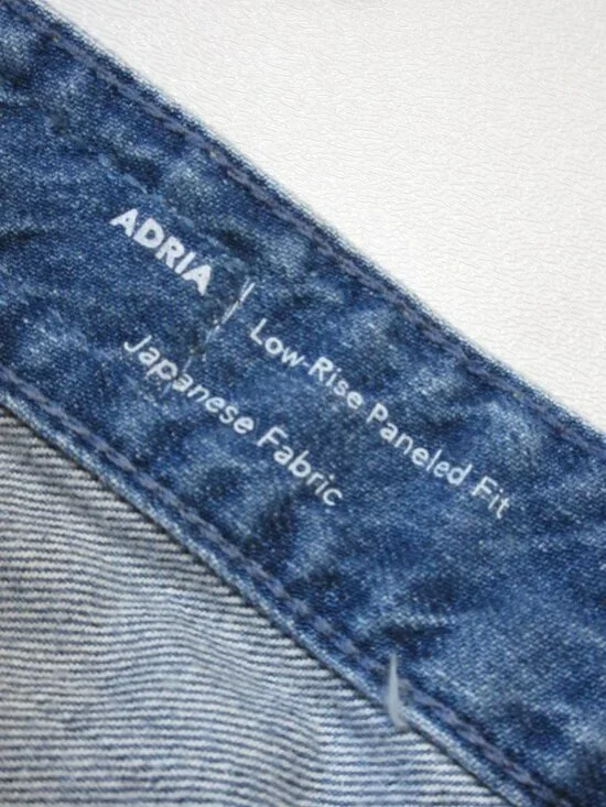 NWT Adriano Goldschmied AG Adria in Socialite Low-rise Paneled Wide Leg Jeans 27 - Picture 10 of 16